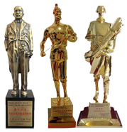 魯班獎(jiǎng)、詹天佑獎(jiǎng)、李春獎(jiǎng)獎(jiǎng)杯